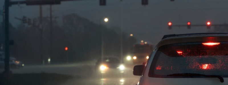 Car Accident in the Rain